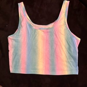 Rainbow Cropped Tank
